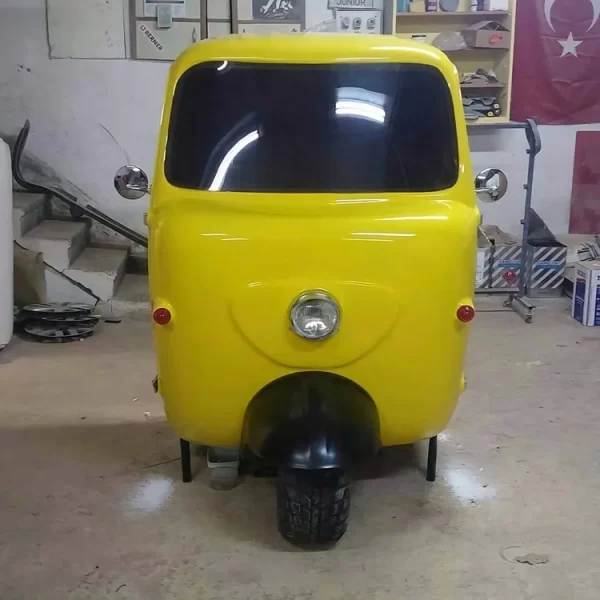 Klasik Motor Triportör dekorasyon