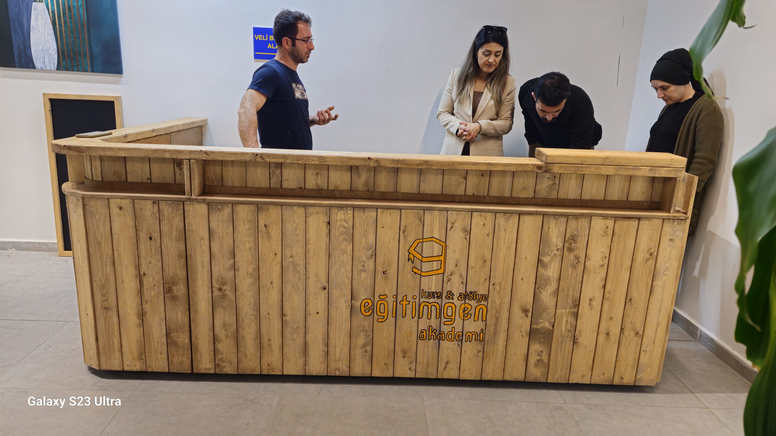 Ağaç Karşılama Bankosu 3 Ağaç Karşılama Bankosu - Görsel 3