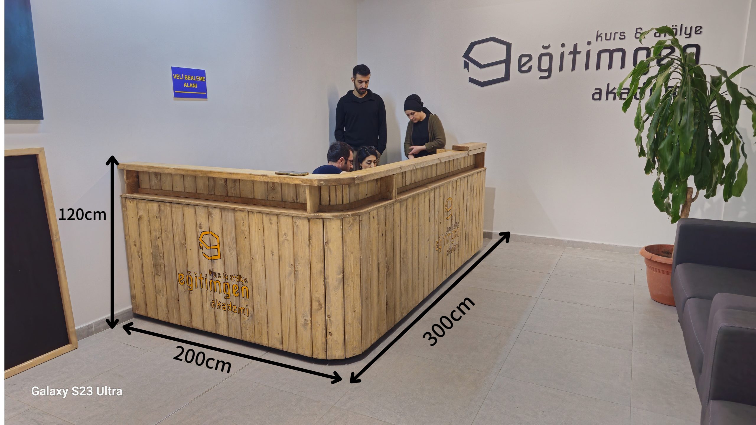 Ağaç Karşılama Bankosu 2 Ağaç Karşılama Bankosu - Görsel 2